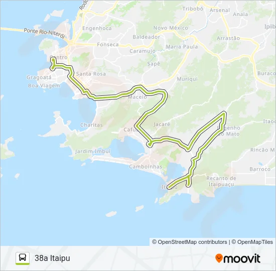 38A Bus Line Map