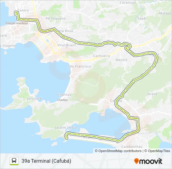 39A Bus Line Map