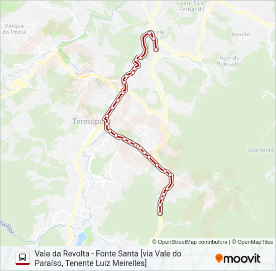 41C Bus Line Map