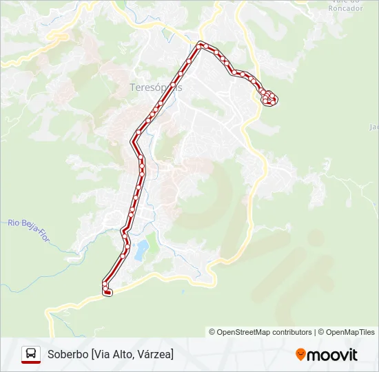 46B Bus Line Map