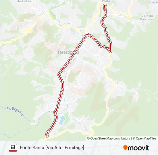 46B Bus Line Map