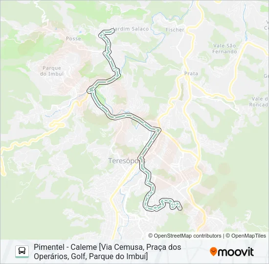 P03D Bus Line Map