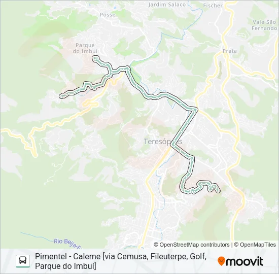 P04D Bus Line Map