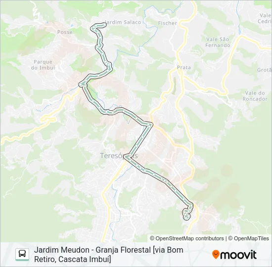 P97A Bus Line Map