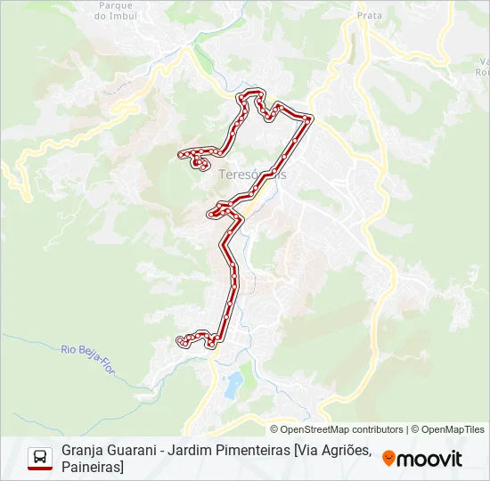 13F Bus Line Map
