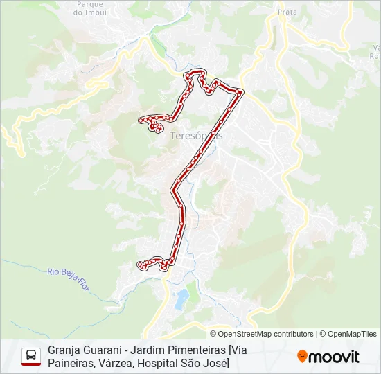 12F Bus Line Map
