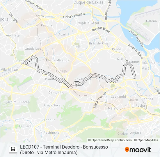 SN908 Bus Line Map