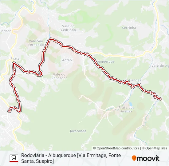 04D Bus Line Map