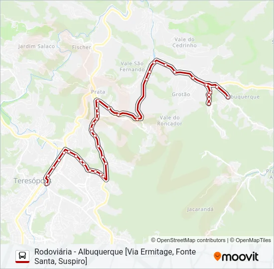 04D Bus Line Map