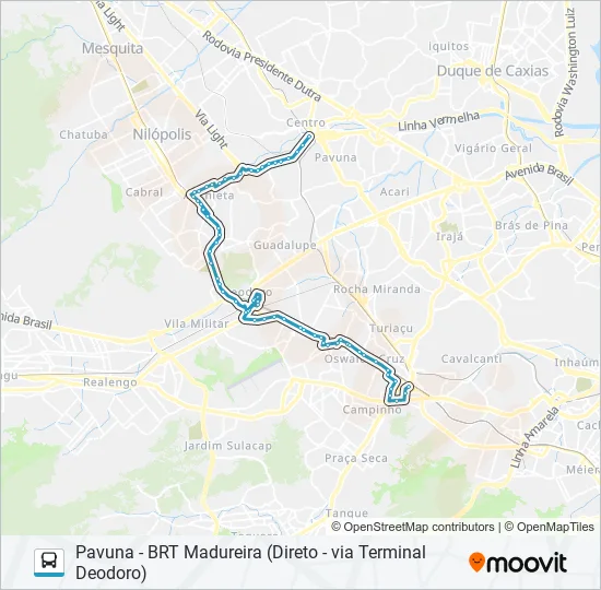 SN779 Bus Line Map