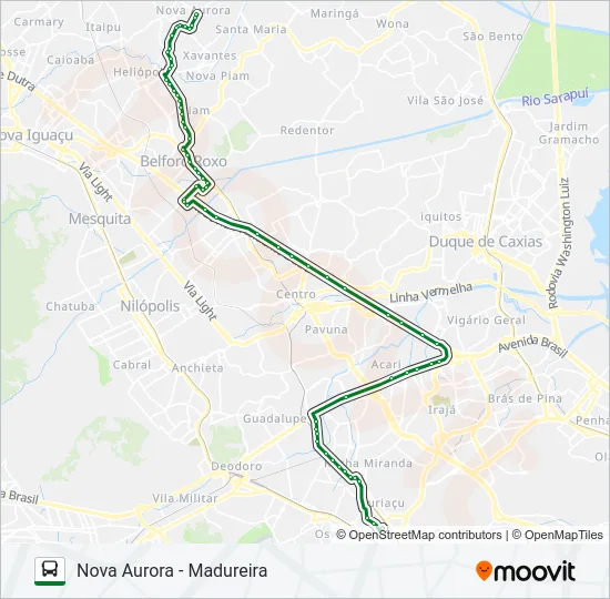 800L Bus Line Map