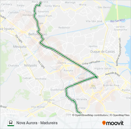 800L Bus Line Map