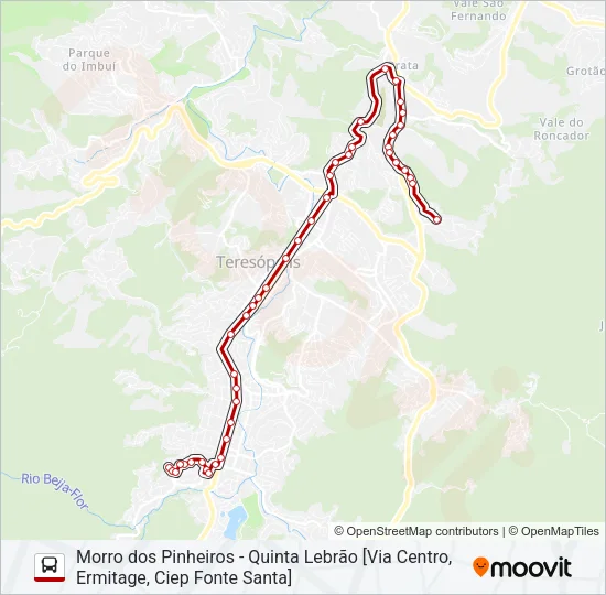 60E Bus Line Map