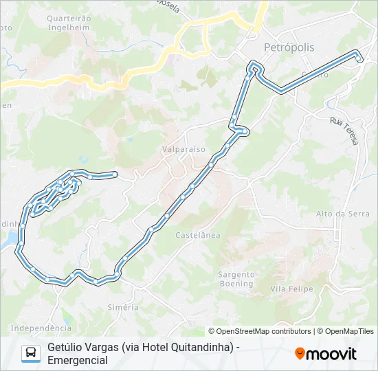 CDH.1 Bus Line Map