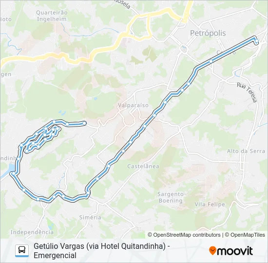 CDH.1 Bus Line Map