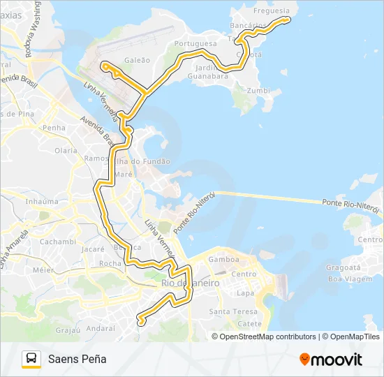 SN 634 Bus Line Map
