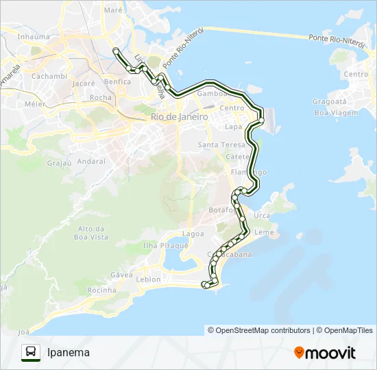 SPA 483 Bus Line Map