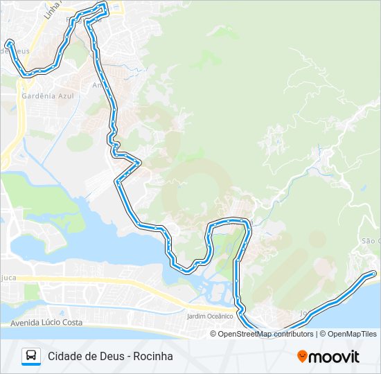 SPA 550 bus Line Map