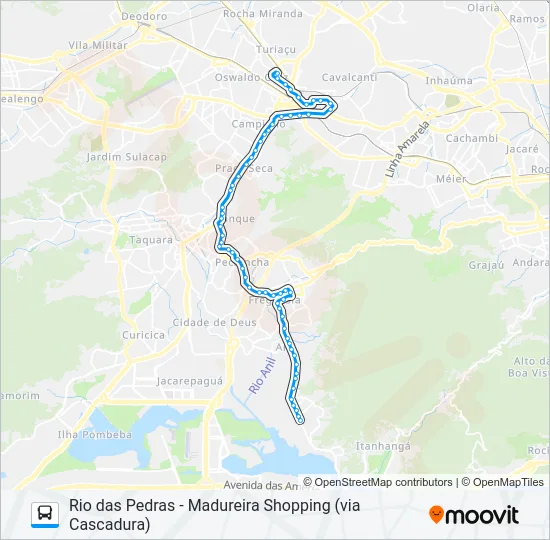 SP 766 Bus Line Map