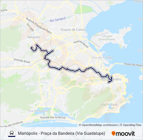 SV 624 Bus Line Map