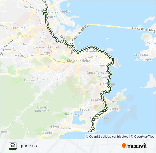 SPB 483 Bus Line Map