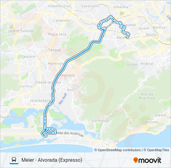 SV 692 Bus Line Map