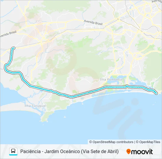 SV 2802 Bus Line Map