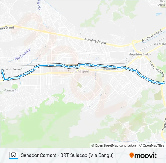 SP 803 Bus Line Map