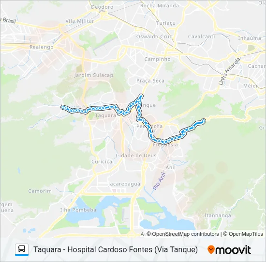 SP 601 Bus Line Map