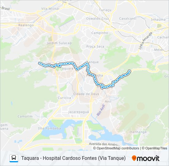 SP 601 bus Line Map