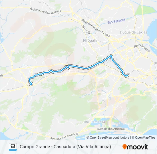 SV 790 Bus Line Map
