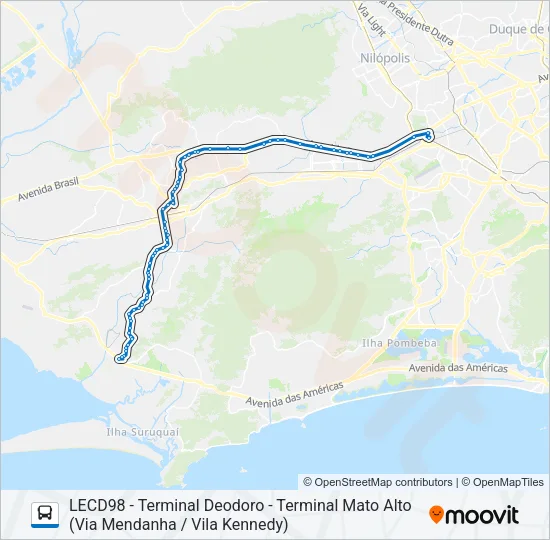 SV 853 Bus Line Map
