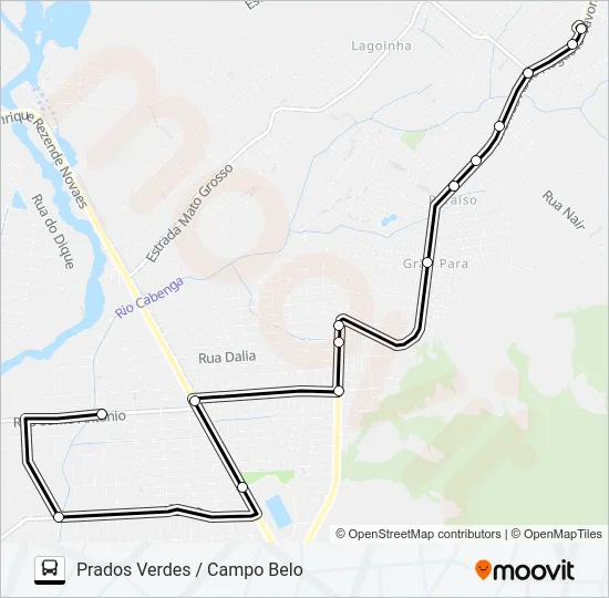 2017 Bus Line Map