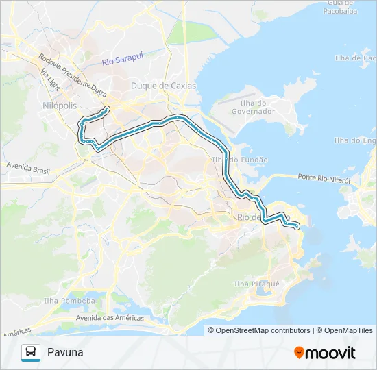 SN 399 Bus Line Map