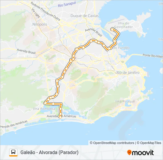 38 Bus Line Map