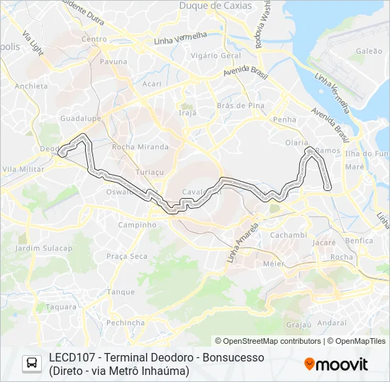 SN 908 Bus Line Map