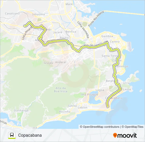 SN 457 Bus Line Map