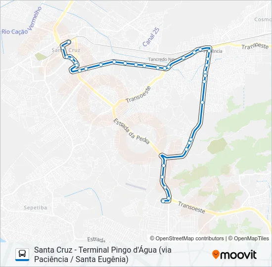 SN 897 Bus Line Map