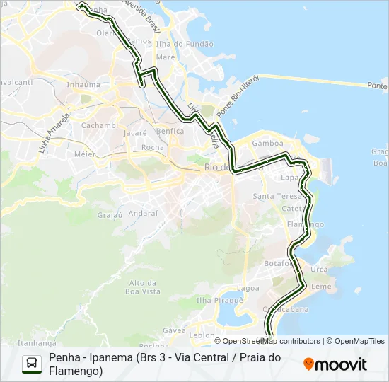 SN 483 Bus Line Map