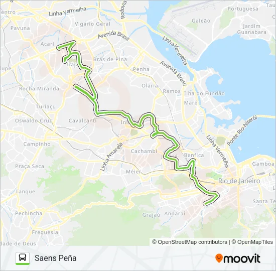 SN 629 Bus Line Map