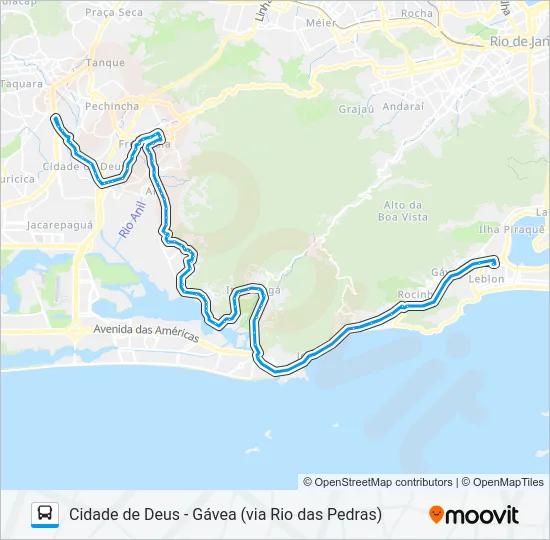 SN 550 Bus Line Map