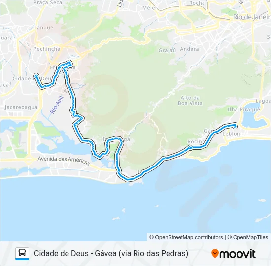 SN 550 Bus Line Map