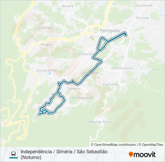 177 Bus Line Map