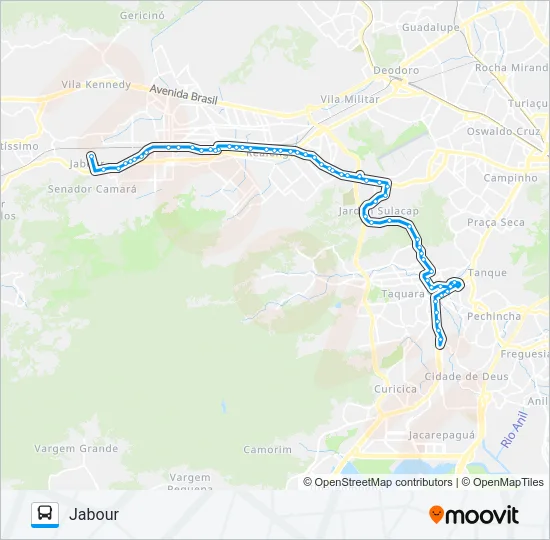 SN 803 Bus Line Map