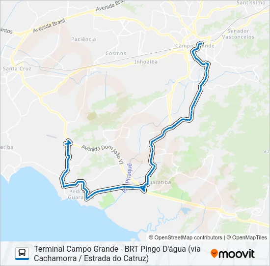 SN 857 Bus Line Map