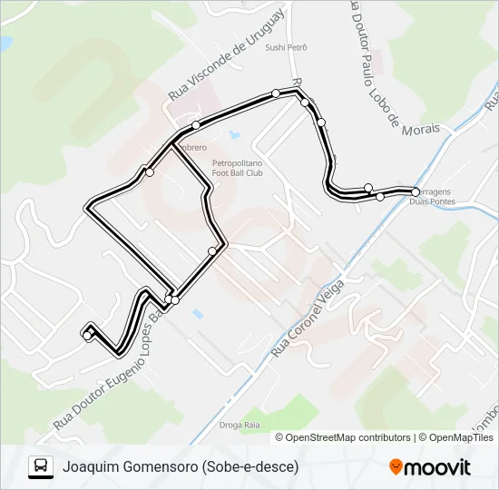 VAN Bus Line Map