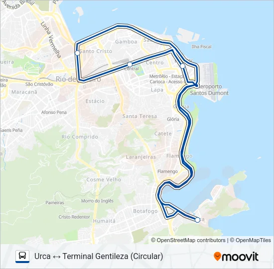INTERCAMPI 5 Bus Line Map