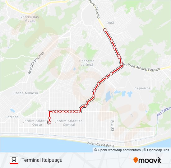 E28 Bus Line Map