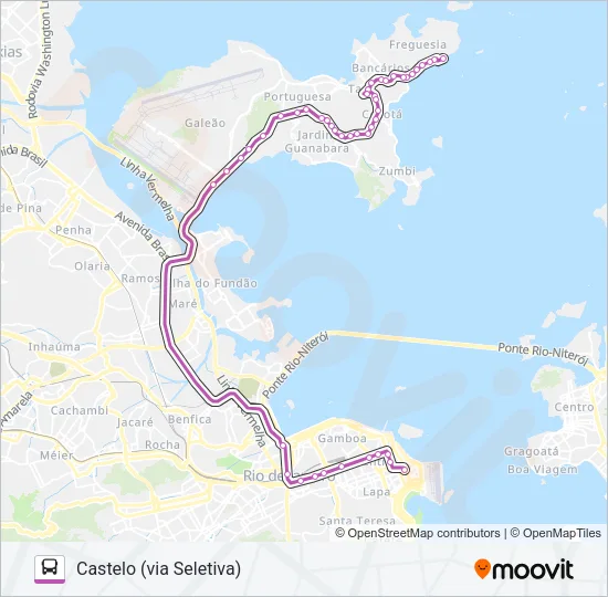 2342 Bus Line Map