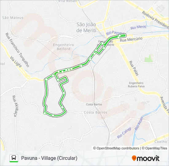 VAN Bus Line Map